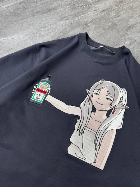 Frieren with liquor oversize t-shirt 30.876 фото