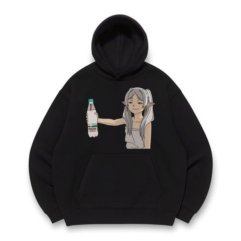 Frieren with mineral water oversize hoodie 30.318.1 фото