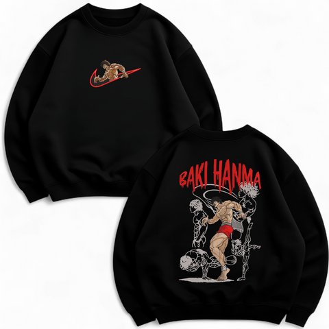 Baki large embroidery oversize sweatshirt 30.783.1 фото