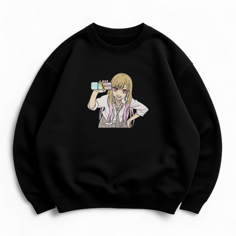 Marin Kitagawa with lemonade oversize sweatshirt 30.418.1 фото