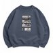 Thank you Eren oversize sweatshirt, Gray, S (warm)
