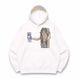 Frieren with milk lemonade oversize hoodie, White, S (warm)