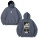 Berserk parts large embroidery oversize hoodie 31.290 фото