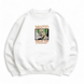 Wanted Roronoa Zoro boxed oversize sweatshirt, White, S (warm)