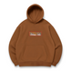 Yagami Light eyes boxed oversize hoodie, Brown, S (warm)