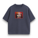 Ichigo Kurosaki boxed v2 oversize t-shirt, Dark gray, XS