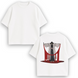 Retsu Unohana large embroidery oversize t-shirt 31.082 фото