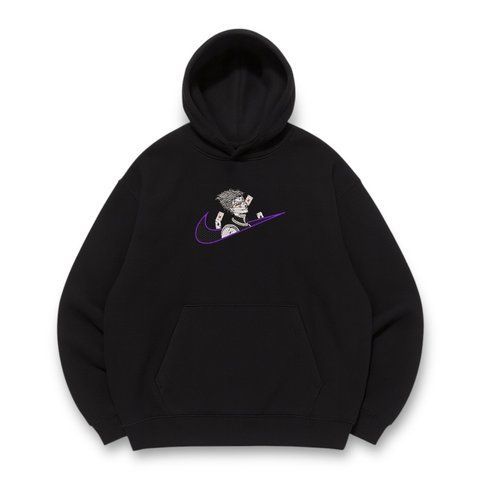 Swoosh Hisoka oversize hoodie, Black, S (warm)