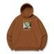Wanted Roronoa Zoro boxed oversize hoodie, Brown, S (warm)