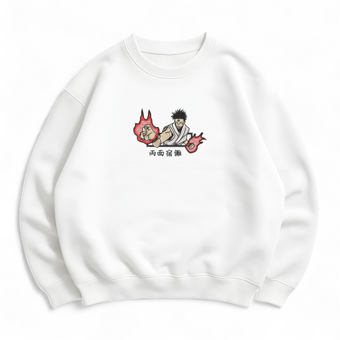 Sukuna boxed text oversize sweatshirt 30.523.1 фото
