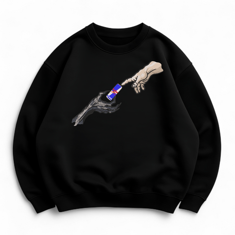 Berserk with energy drink oversize sweatshirt 31.276 фото