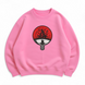 Uchiha clan oversize sweatshirt, Pink, S (warm)
