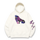 Killer Queen Jojo oversize hoodie, White, S (warm)