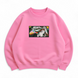 Jojo anime boxed v2 oversize sweatshirt, Pink, S (warm)