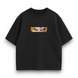 Ichigo Kurosaki eyes boxed oversize t-shirt, Black, XS