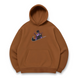 swoosh Solo Leveling oversize hoodie, Brown, S (warm)
