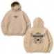 Malevolent Shrine Sukuna oversize hoodie, Beige, S (warm)