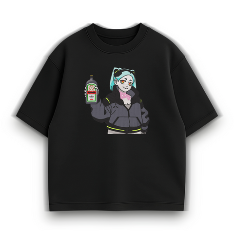 Rebecca with liquor oversize t-shirt 31.51 фото