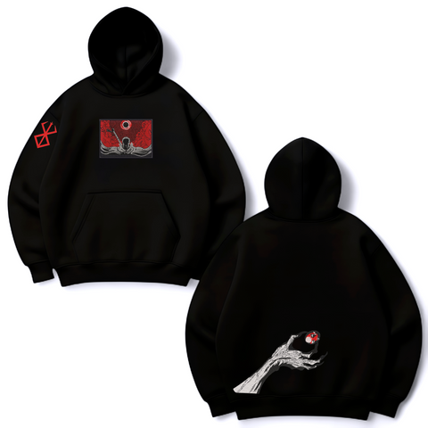 Berserk boxed v7 + kleymo + behelit oversize hoodie 30.585.1 фото