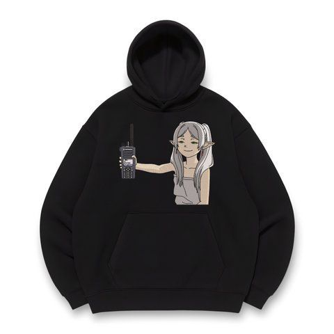 Frieren with walkie-talkie oversize hoodie 30.363.1 фото