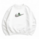 Swoosh Rock Lee oversize sweatshirt, White, S (warm)