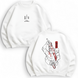 Toji Fushiguro large embroidery v3 oversize sweatshirt 30.532.1 фото