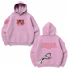 Berserk boxed v2 + kleymo + text eng + behelit oversize hoodie, light pink, S (not warm)
