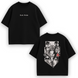 Itachi parts large embroidery oversize t-shirt 31.021 фото
