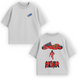 Akira large embroidery oversize t-shirt 31.37 фото