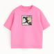 Gin Ichimaru boxed oversize t-shirt, Pink, XS