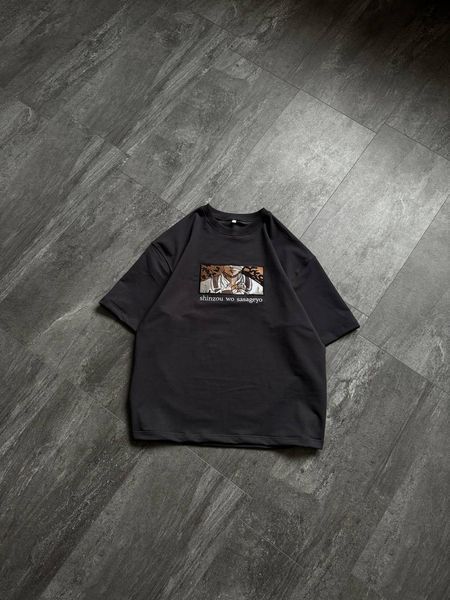 Levi Ackerman boxed text oversize t-shirt 31.094 фото