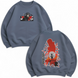 Itachi large embroidery v2 oversize sweatshirt 30.554.1 фото