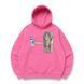 Frieren with milk lemonade oversize hoodie, Pink, S (warm)