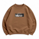 Berserk boxed text v2 oversize sweatshirt, Brown, S (warm)