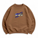 Jojo eyes boxed oversize sweatshirt, Brown, S (warm)