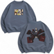 Satoru Gojo and Suguru Geto large embroidery oversize sweatshirt 31.659 фото