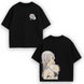 Frieren large embroidery oversize t-shirt 31.738 фото
