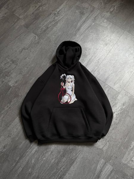 Frieren with hookah oversize hoodie  30.309.1 фото