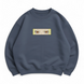 Tsunade eyes boxed oversize sweatshirt, Gray, S (warm)