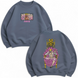 Doflamingo large embroidery oversize sweatshirt 30.723.1 фото