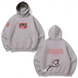 Berserk boxed v2 + kleymo + text eng + behelit oversize hoodie, light gray, S (not warm)