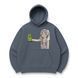 Frieren with energy drink nitro oversize hoodie, Gray, S (warm)