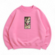 Eren Jaeger boxed v2 oversize sweatshirt, Pink, S (warm)