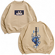 Giyu Tomioka sword large embroidery oversize sweatshirt 30.752.1 фото