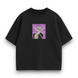 Satoru Gojo boxed v5 oversize t-shirt, Black, XS
