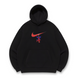 swoosh Spider-Man v2 oversize hoodie, Black, S (warm)