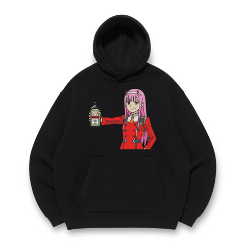 Zero two with liquor oversize hoodie 30.868 фото