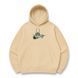 Swoosh Roronoa Zoro color oversize hoodie, Beige, S (warm)