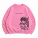 Yuta Okkotsu large embroidery oversize sweatshirt, Pink, S (warm)