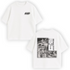Initial D large embroidery oversize t-shirt 31.367 фото